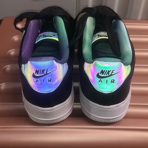 Holographic Nike Air Force 1 - WORN ONCE